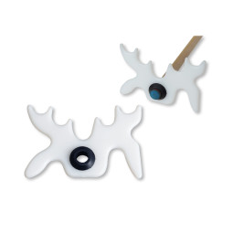 QUEUEBRÜCKE PLASTIK WEISS