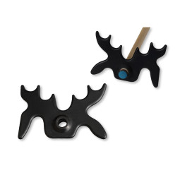 QUEUEBRÜCKE PLASTIK BLACK