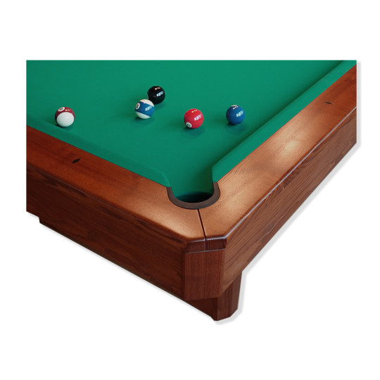 Pool-Billardtisch ZAFFIRO Esche braun 8'.