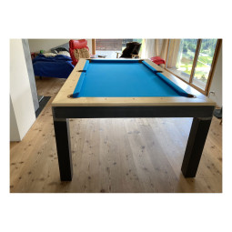 Billard AGATA en acier et érable