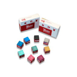 CRAIE DE BILLARD MASTER - 12 CUBES PAR BOÎTE